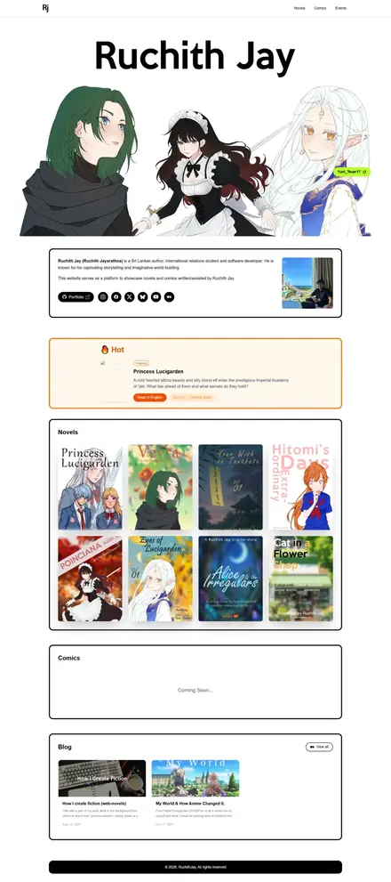 Ruchith Jay website, ebooks websites