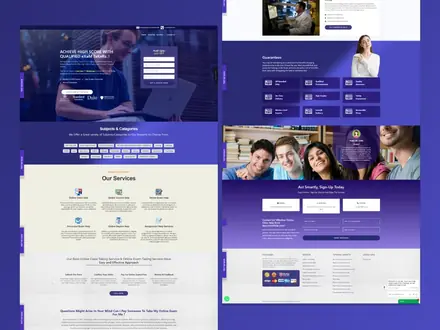 Education concept 05 website, education websites