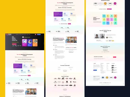 Marketing concept 02 website, marketing websites