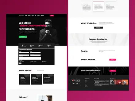 Marketing concept 04 website, marketing websites