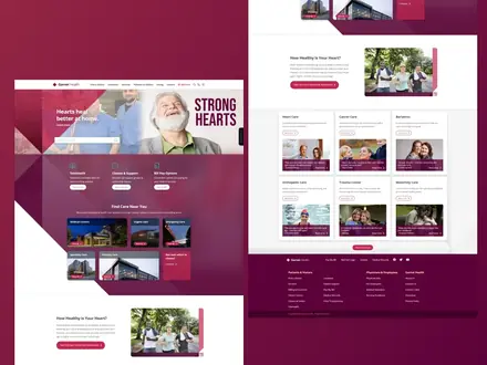 Medical concept 05 website, medical website