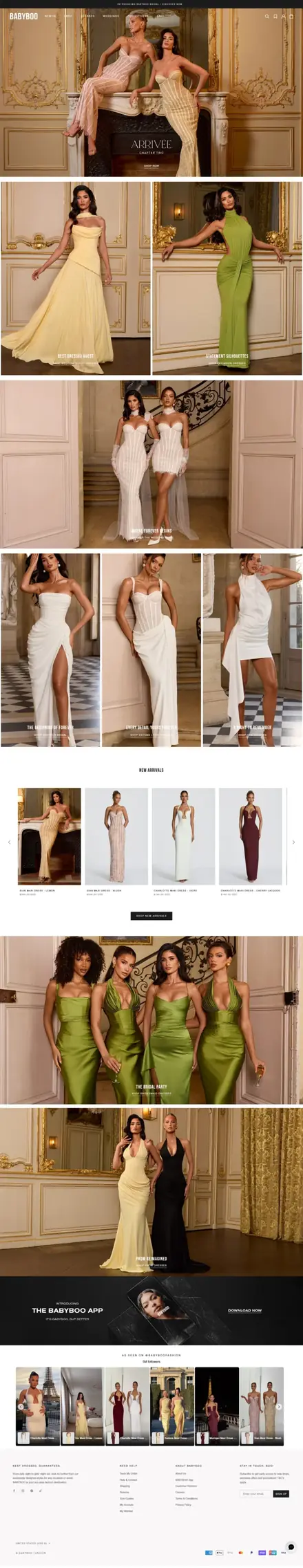 Babyboo Fashion website, fashion & apparel stores