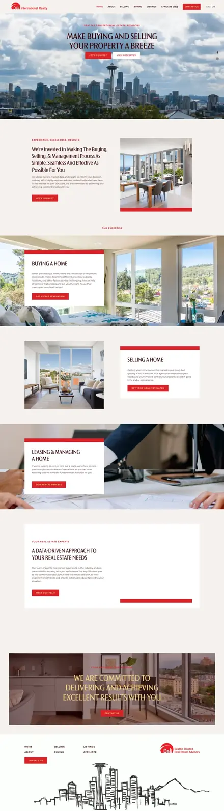 Daliir website, real estate