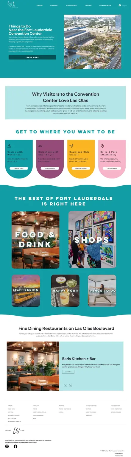 Las Olas Boulevard website, businesses and consultants